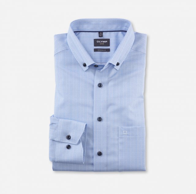 Olymp Luxor Modern Fit Check Shirt