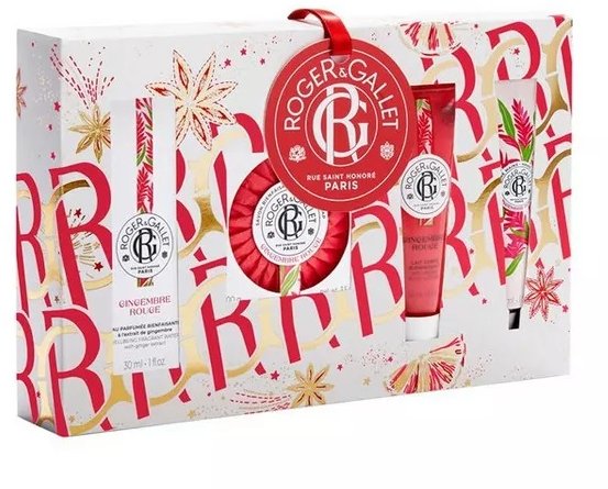 Roger & Gallet Gift-Gingembre Rouge Edt 30ml Soap 100g Bl 50ml Hc 30ml