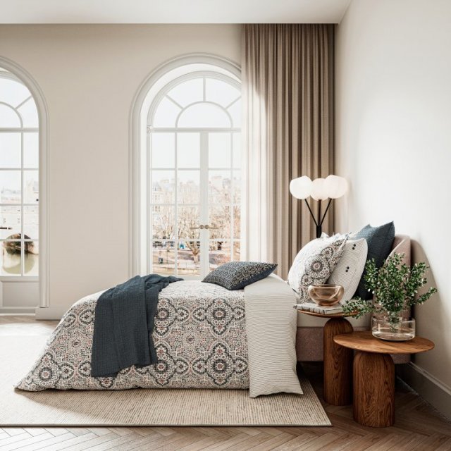 Bedeck of Belfast Nena Denim Bedding