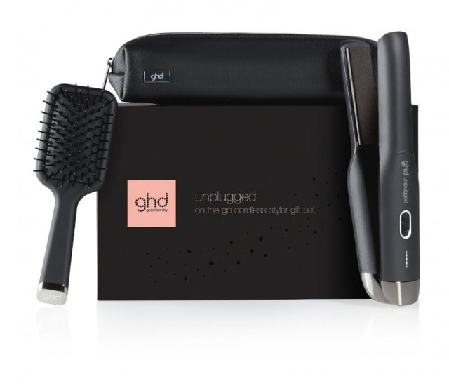 GHD Unplugged Cordless Hair Straightener Festive Gift Set