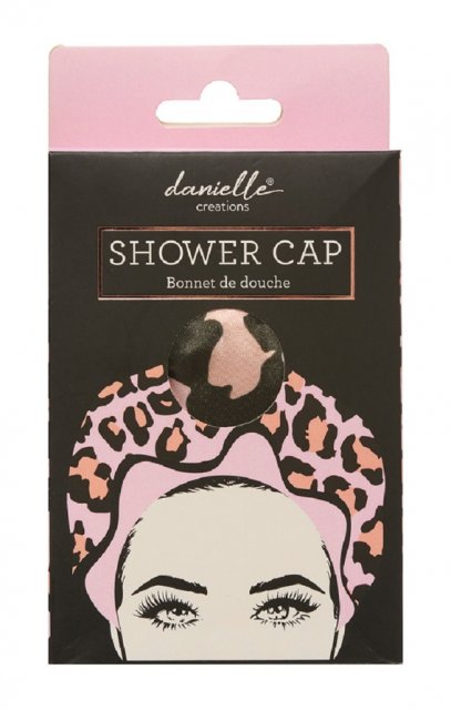 Danielle Creations Leopard Print Shower Cap