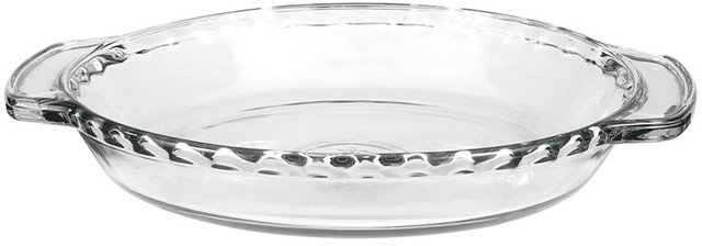 Anchor Hocking Deep Glass Pie Dish 24cm