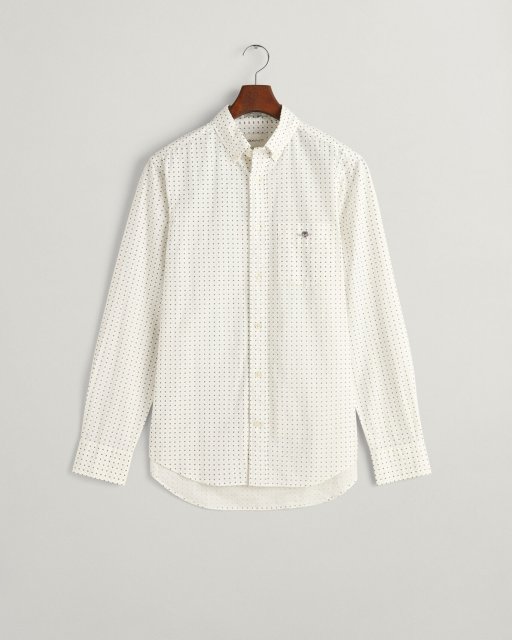 Gant Reg Micro Print Ss Shirt