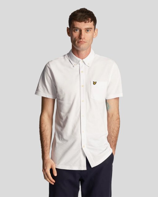 Lyle & Scott Short Sleeve Pique Shirt