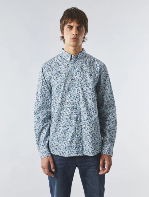 Pretty Green Floral Long Sleeve Shirt