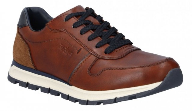 Rieker Brown Leather Trainer