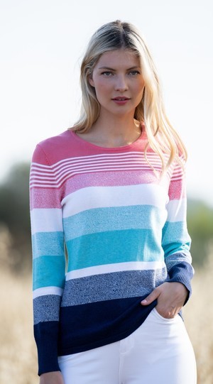 Marble  Striped Sweater
