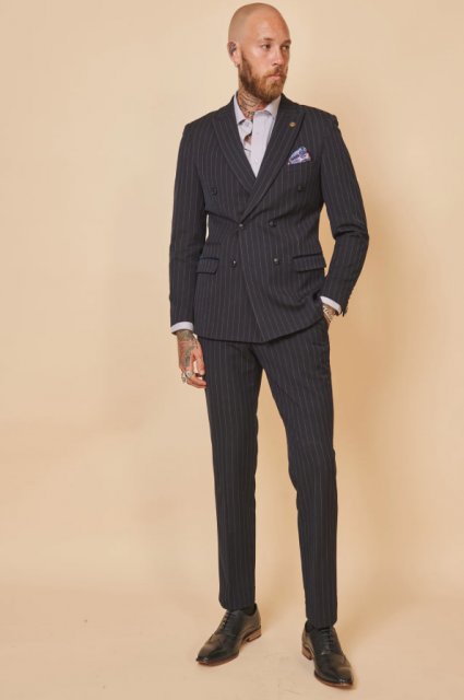 Marc Darcy Rocco D-Breasted 2Pc Suit