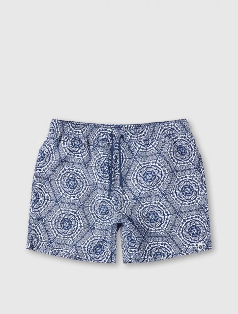 Pretty Green Anaheim Geo Print Swim Shorts