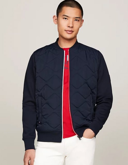 Tommy Hilfiger Mix Media Bomber