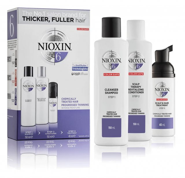 Nioxin System 6 Kit ( 150ml + 150ml +50ml)