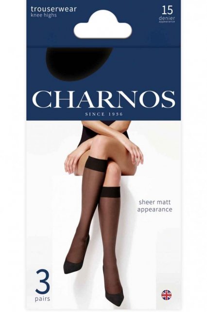 Charnos 15Den Sheer Knee Highs 3pp