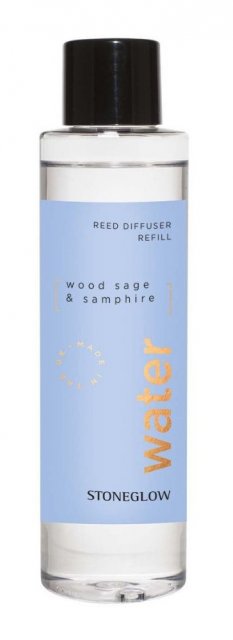 Stoneglow Elements Water-Wood Sage & Samphire Reed Diffuser Refill 210ml