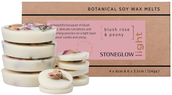 Stoneglow Elements Light-Blush Rose & Peony Botanical Soy Wax melts
