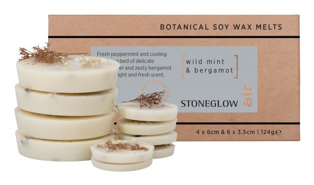 Stoneglow Elements Air-Wild Mint & Bergamot Botanical Soy Wax Melts