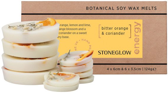 Stoneglow Elements Energy-Bitter Orange & Coriander Botanical Soy Wax Melts