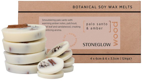 Stoneglow Elements Wood-Palo Santo & Amber Botanical Soy Wax melts