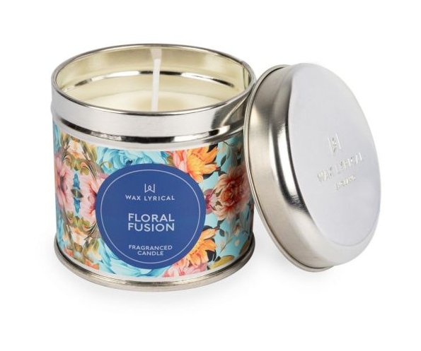 Tin Candle-Floral Fusion