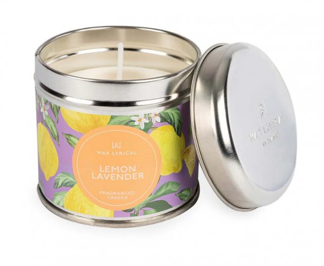 Wax Lyrical Tin Candle Lemon Lavender
