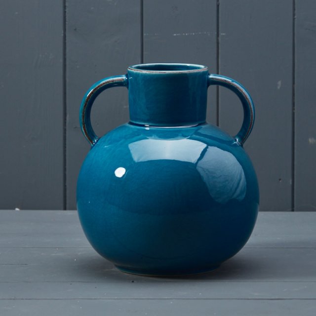 Blue Ceramic Vase