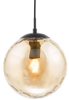 Ripple Champagne Glass Spherical Shade
