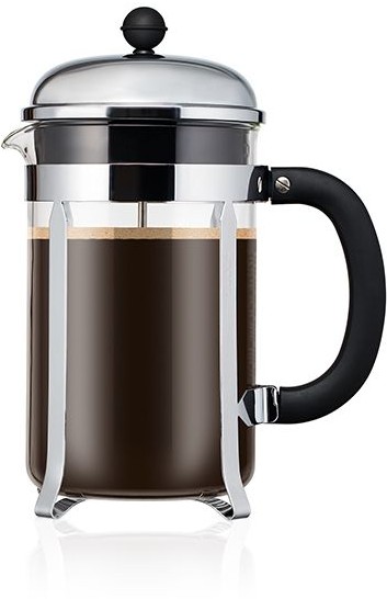 Chambord Coffee Press W/Sanroprene Handle 12Cup 1.5L-Black