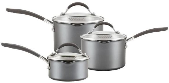 Circulon ScratchDefense A1 Series Saucepan Set 3pc