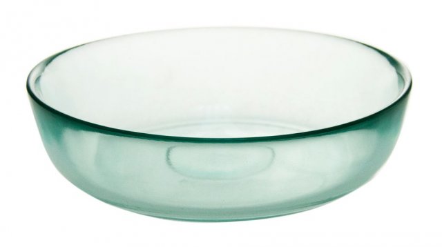 Green House Medium Bowl in 100% Recycled Glass