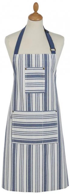 Denim Stripe Cotton Apron