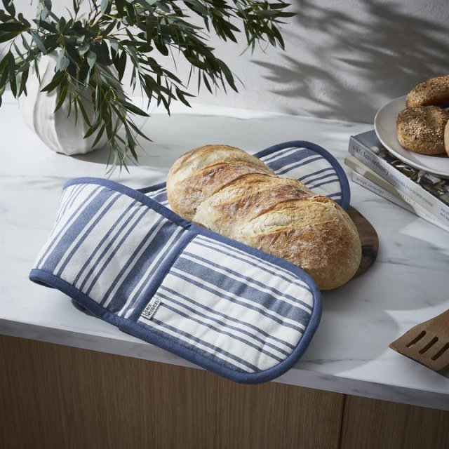 Denim Stripe Double Oven Glove