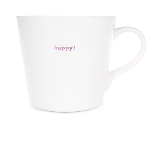 Keith Brymer Jones Mug-Happy!-Lilac