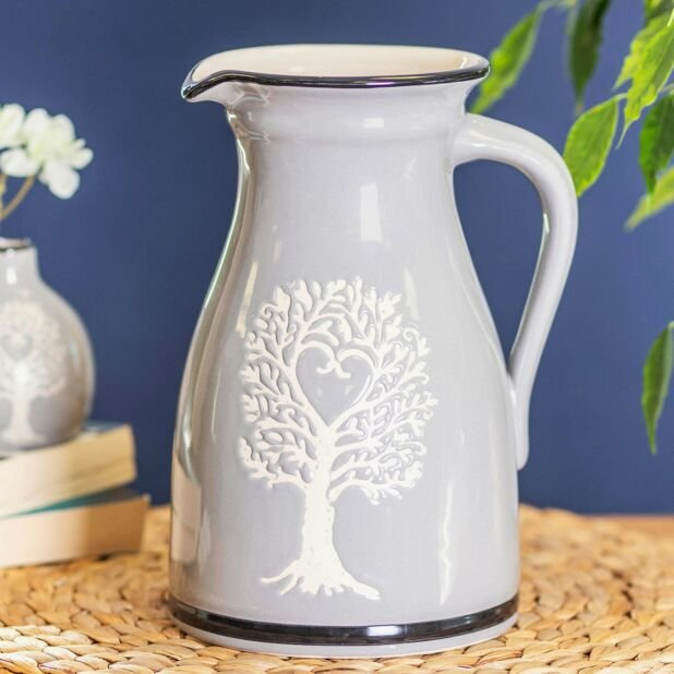 Tree Embossed Jug