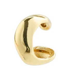 Pilgrim Force Recycled Ear Cuff Gold-Plated
