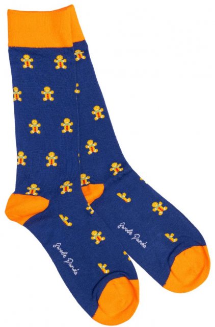 Swole Panda Gingerbread Men Socks