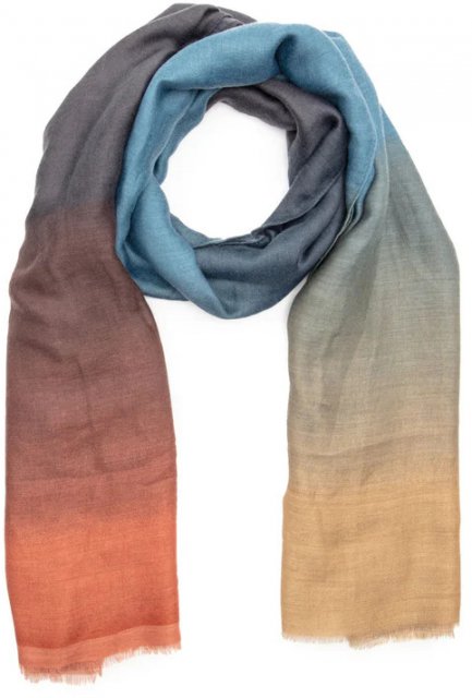 Elie Beaumont Summer Scarf Shaded Jewel Tones