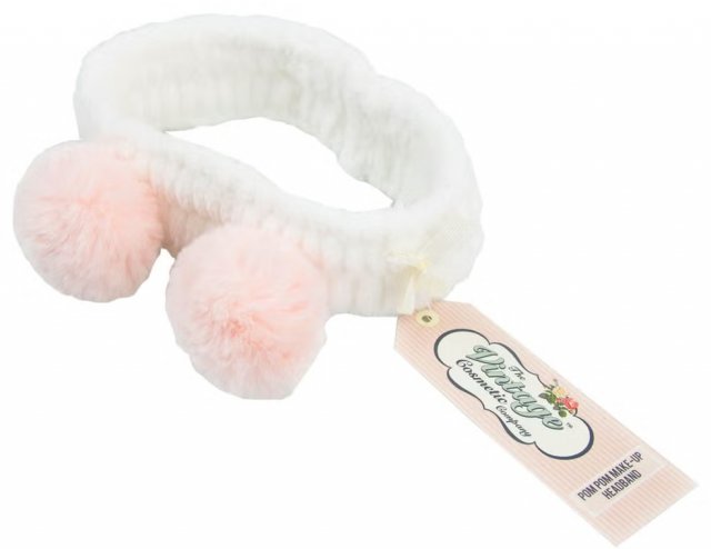 The Vintage Cosmetic Company Pom Pom Makeup Headband