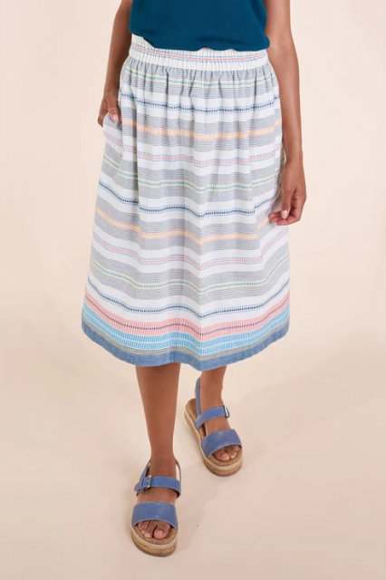 Nomads Handloom Stripe Skirt