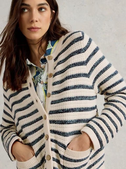 WhiteStuff Belle Stitchy Cardi