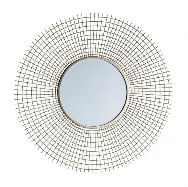 Gallery Direct Stafford Mirror Gold 92x92