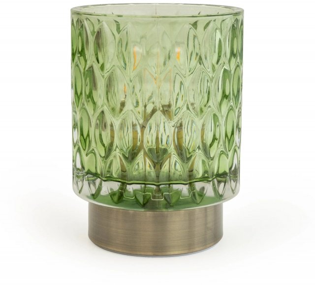 Candlelight LED Table Lamp Green