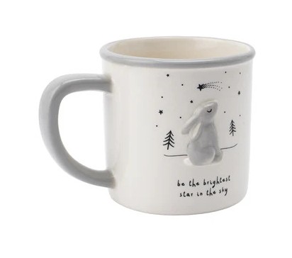 CGB Giftware Send With Love Stargazing Hare Ceramic Mug
