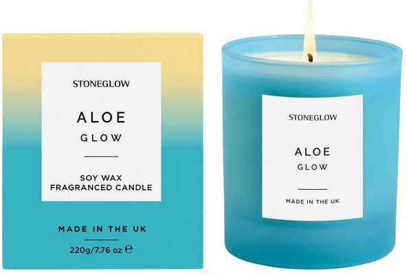 Stoneglow Sol Collection Aloe Glow Tumbler Candle