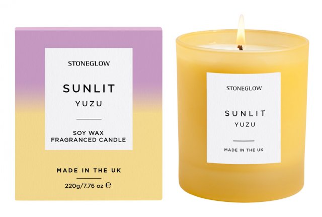 Stoneglow Sol Collection Sunlit Yuzu Tumbler Candle