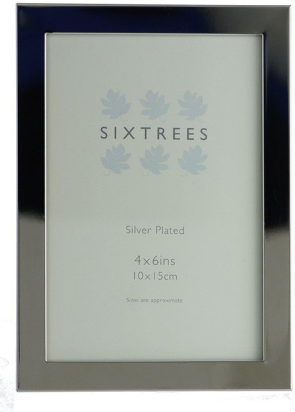 Sixtrees Square Edge Silver Plate 4x6