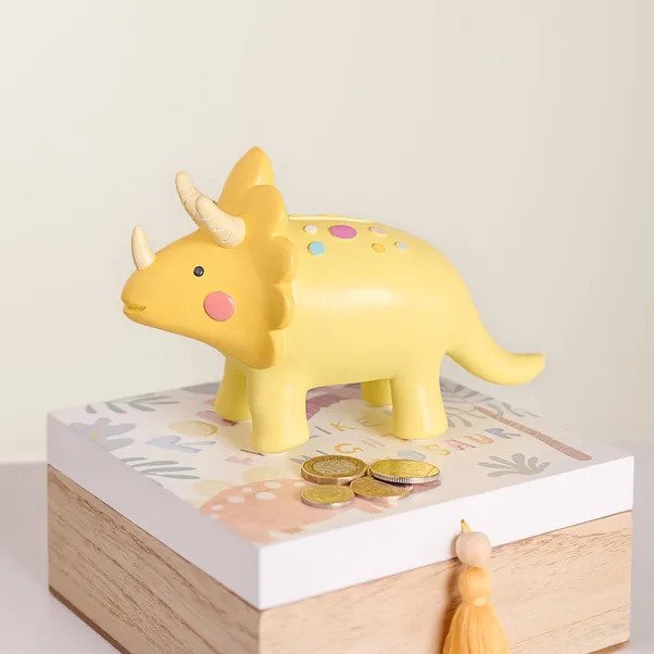 Petit Cheri Dinosaur Money Box-Triceratops