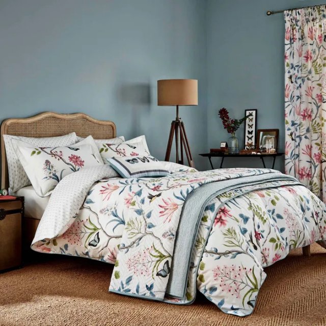 Bedeck Sanderson "Clementine" Quilted Bedspread 260 x 265