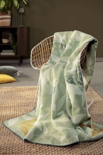 Greenery Cotton Rich Blanket 150 x 200cm