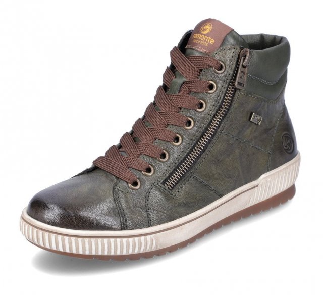 Remonte Metallic Lace up Trainer Boot