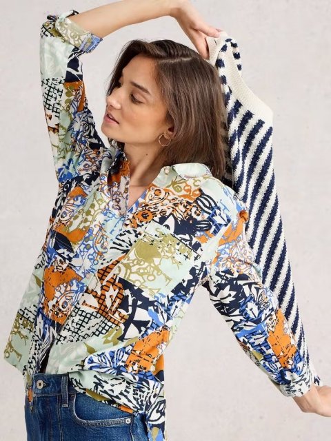 White Stuff Sophie Organic Cotton Shirt