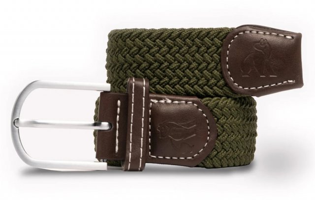 Khaki Green Woven Belt Large